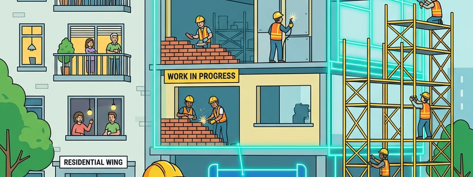 Renovating a House With People Still Inside